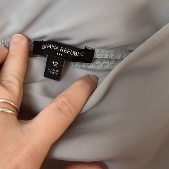 banana republic Silver grey skirt - Picture 4 of 5